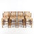 Mid-Century Modern Vintage Rope Stools, 1980s, Set of 8 For Sale - Image 3 of 16