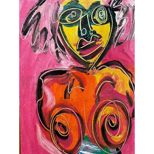 Abstract Large Titled Painting by Peter Keil, 1967 For Sale - Image 3 of 8
