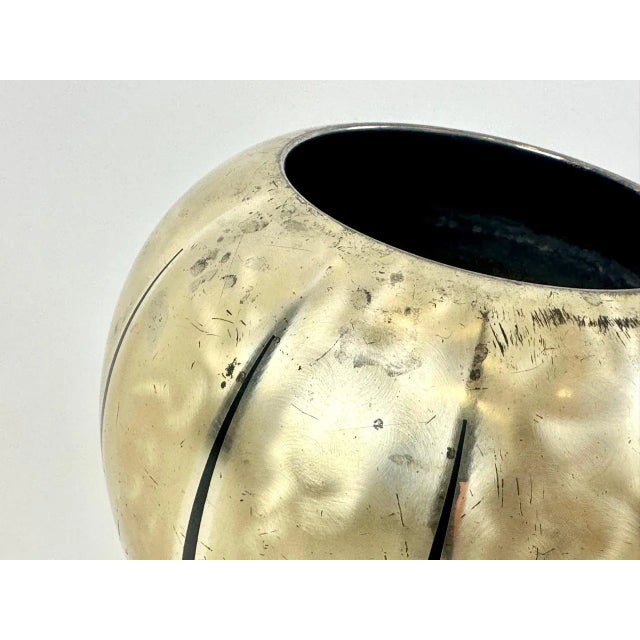 Silver Art Deco Silver-Plated Ikora Vase from WMF, 1950s For Sale - Image 8 of 15