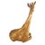 Late 20th Century Hollywood Regency Gilt Chalkware Giraffe Sculpture 25.5" For Sale - Image 5 of 16