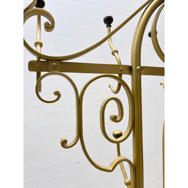 Metal Cold-Forged Iron Wardrobe from G. Fluss, 1956 For Sale - Image 7 of 18
