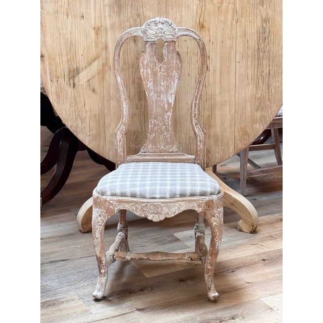 Set of Six 18th Century Gustavian Dining Chairs For Sale - Image 9 of 11