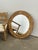 1970s Scandinavian Round Pine Mirror with Rope Details, 1970s For Sale - Image 5 of 13