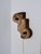 Brown Dutch Brutalist Ceramic Wall Sconce, 1960s For Sale - Image 8 of 11