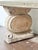 Mid 20th Century English Curved Garden Stone Bench With Scroll and Lion's Head Base Supports For Sale - Image 5 of 11