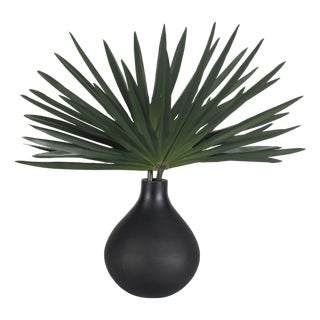 Axis Palm Accent & Vase For Sale