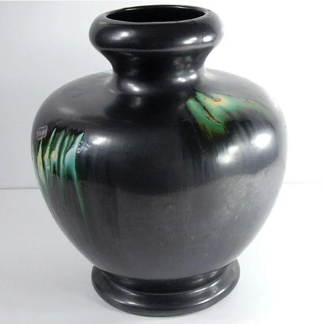 Large Glazed Ceramic Vase from Faïencerie De Thulin, 1930s For Sale - Image 4 of 9