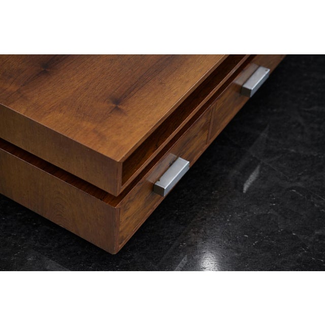 Vintage Scandinavian Ambassador Console with Mirror from Fröseke Nybrofabriken Ab, 1970s, Set of 2 For Sale - Image 4 of 18