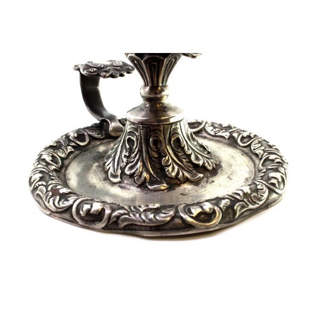 Silver Paddle with Revealed Floral Motifs For Sale - Image 6 of 10