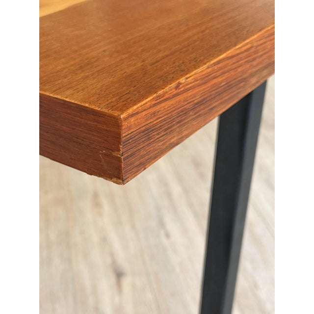 Dillingham Milo Baughman for Dillingham Mixed-Wood Extension Dining Table With Two Leaves For Sale - Image 4 of 12