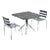 Early 21st Century 'Metro' Wrought Iron Outdoor Dining Set - 3 Pieces For Sale
