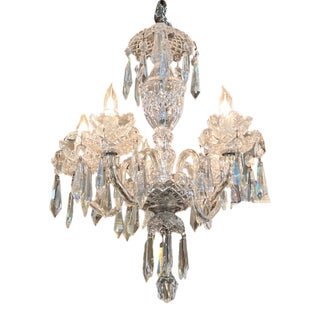 Early 20th Century Waterford 5 Arm Chandelier For Sale