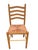 Italian Country Ladder Back Dining Chairs With Woven Rush Seats – Set of 4 For Sale - Image 11 of 18