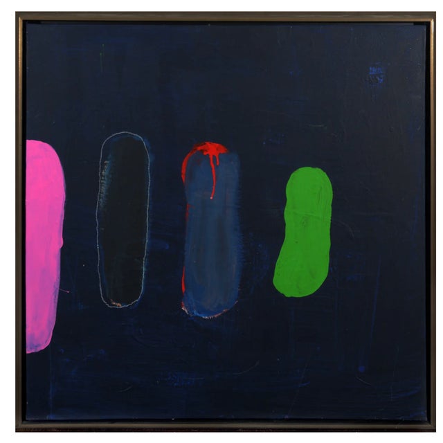 Famous People by Patricia Zinsmeister Parker (1934 - 2024) Mixed Media on Canvas, 2013, 30" x 30" Patricia Zinsmeister...