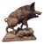 Antique Black Forest Carved Warthog Sculpture, 1880 For Sale