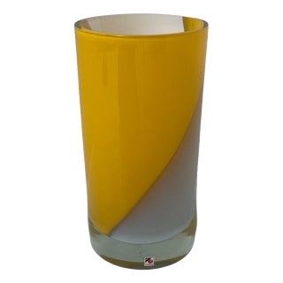 Glass Vase by Jaroslav Svoboda for Škrdlovice Glass Works, Czech Republic For Sale