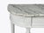 Louis XVI Style, White Demilune Console Table, Wood, Marble, France, 1960s For Sale - Image 10 of 15