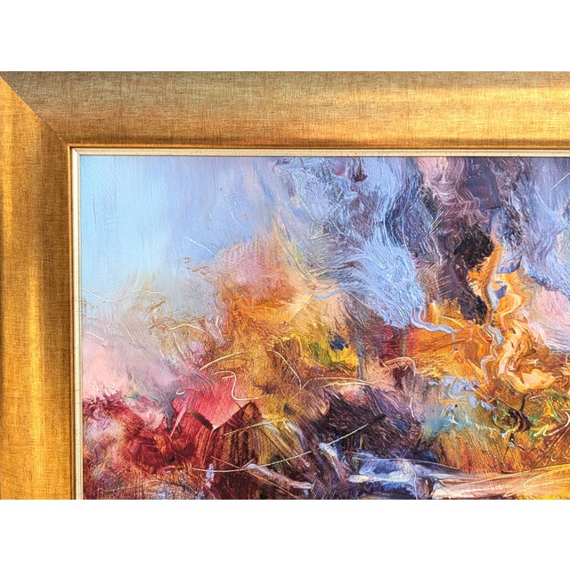 Andrew Manaylo "Impulse" Contemporary Colorful Painting of an Abstract Dancing Female Ballerina, 2012 For Sale - Image 4 of 10
