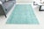Turkish 1950s Turqouise Oushak Anatolian Rug For Sale - Image 3 of 10