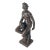 18th or 19th Century Italian Silvered Bronze Allegorical Figure of Architecture After Giambologna For Sale