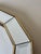 Italian Giltwood and Faceted Glass Wall Mirror, 1980s For Sale - Image 4 of 12