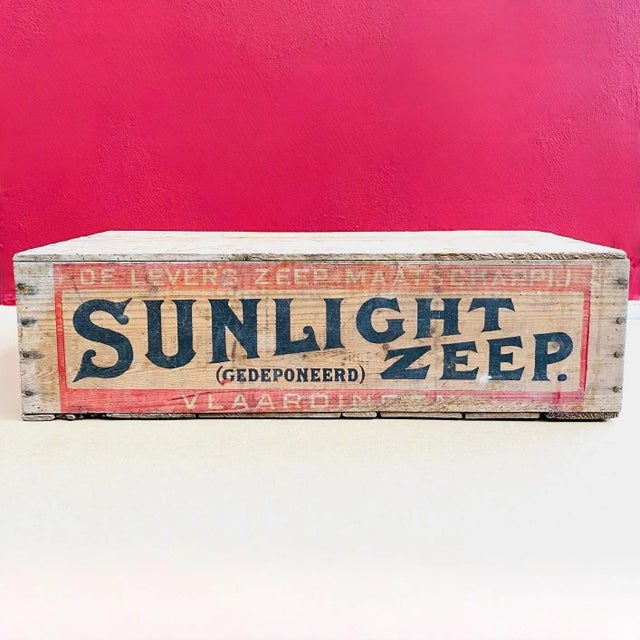 Wood Sunlight Soap Box, 1920s For Sale - Image 7 of 13