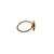 A charming Victorian conversation piece, this 14K gold ring was originally crafted as a stickpin and given new life as a...