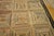 1890s Camel Log Cabin Folk Art American Hooked Rug 4' 5' 'X 4' 5'' Wowen Wool Carpet For Sale - Image 13 of 13