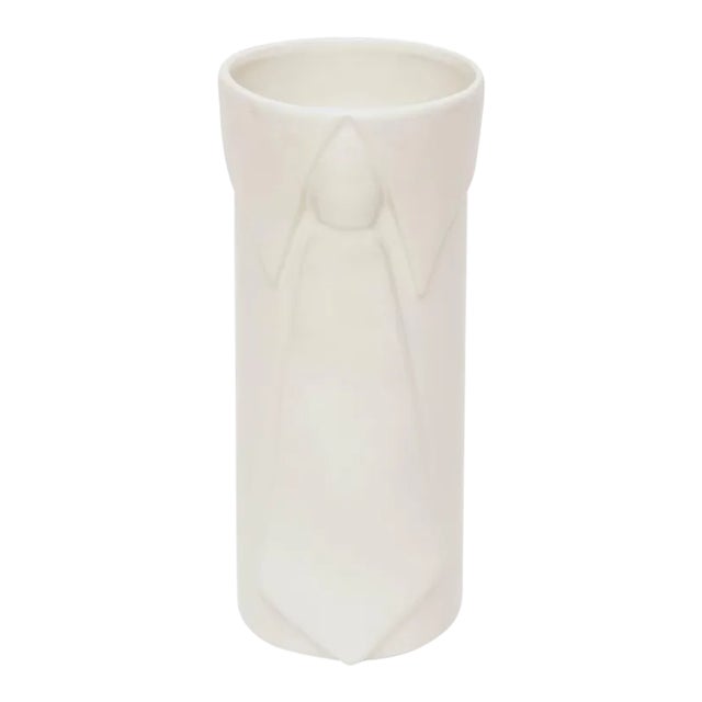Vintage Raymor Glazed Ceramic Pop Art Shirt Tie Vase Italian !970's For Sale