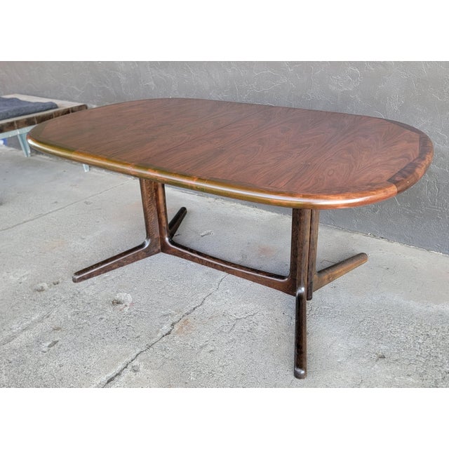Rosewood Danish Modern Expanding Dining Table Niels Moller Attributed For Sale - Image 18 of 18