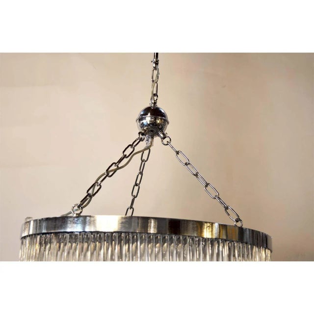 Beautiful Italian Venini Chandelier. 1970s