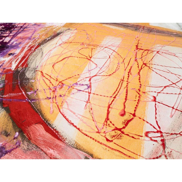 Plastic Detlef Hagenbäumer, Bullfight, Acrylic, Acrylic on Canvas For Sale - Image 7 of 12