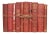 Decorative Books - Vintage Sienna Book Bundle - 1 Foot of Red Books For Sale