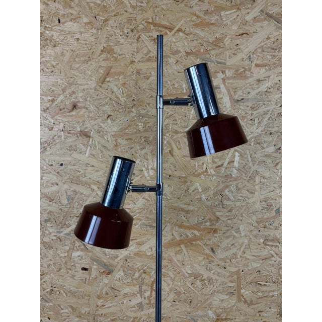 Mid-Century Modern Vintage Space Age Floor Lamp in Metal, 1960s For Sale - Image 3 of 18