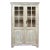 19th Century Swedish Whitewashed Bookcase For Sale