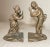This pair of bookends features a beautiful solid bronze figural design of a Japanese man and a lady, with intricate...