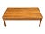 Chestnut Vintage Danish Modern Solid Wood Coffee Table For Sale - Image 8 of 12