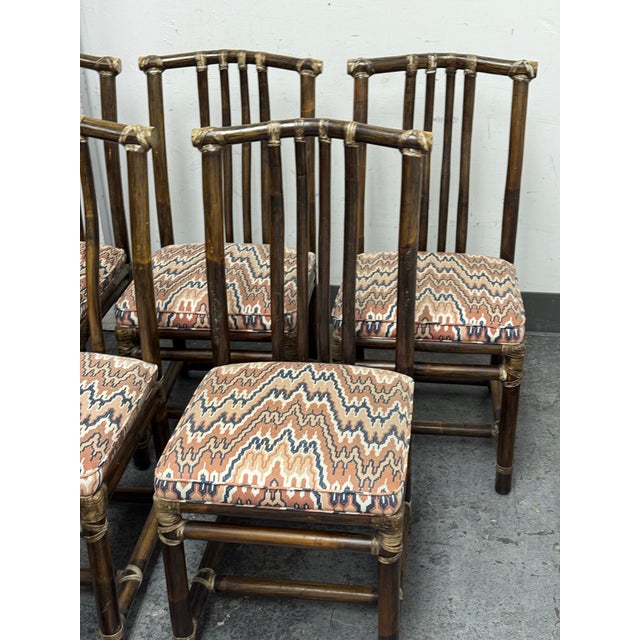 Wood McGuire Furniture Late 20th Century Dining Side Chairs, Set of Eight For Sale - Image 7 of 12