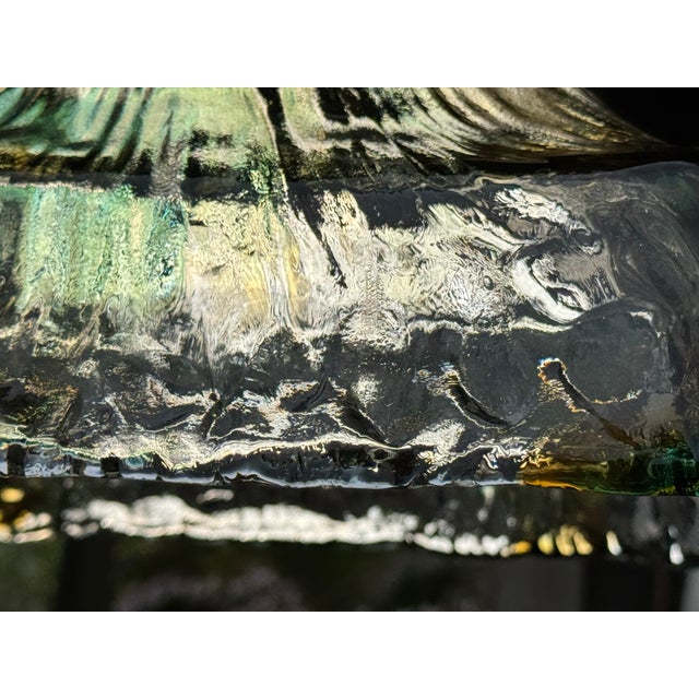 Italian Murano Glass Pendant Light in the style of Mazzega, 1970s For Sale - Image 13 of 18