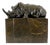 Rhinoceros Statue in Bronze For Sale