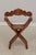 Traditional Vintage Savonarola Folding Chair For Sale - Image 3 of 18