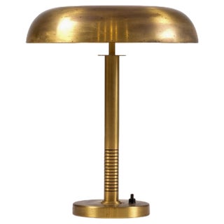 Swedish Brass Table Lamp attributed to Boréns, 1950s For Sale
