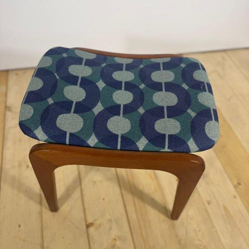 Wood Vintage Danish Teak Ottoman, 1960s For Sale - Image 7 of 9