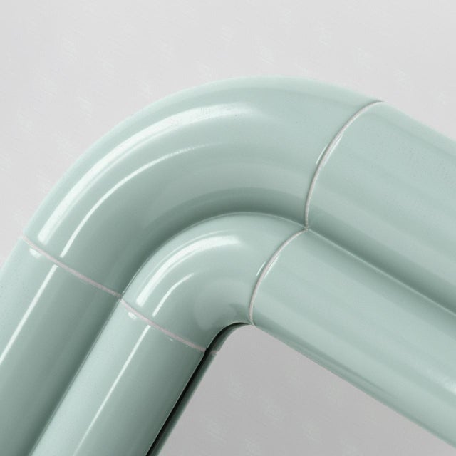 Portalito Mirror in Pastel Mint by Tilecito For Sale - Image 4 of 8