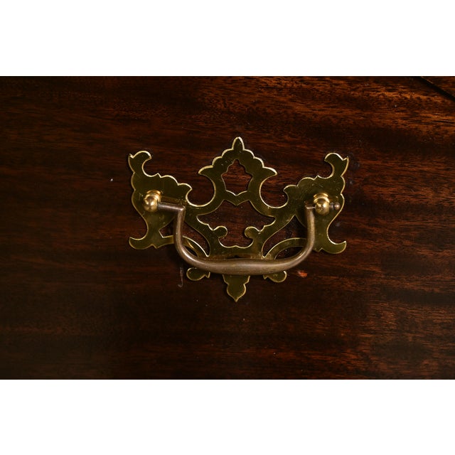 Wood Limbert Antique Queen Anne Carved Mahogany Sideboard or Bar Cabinet, Circa 1920s For Sale - Image 7 of 12