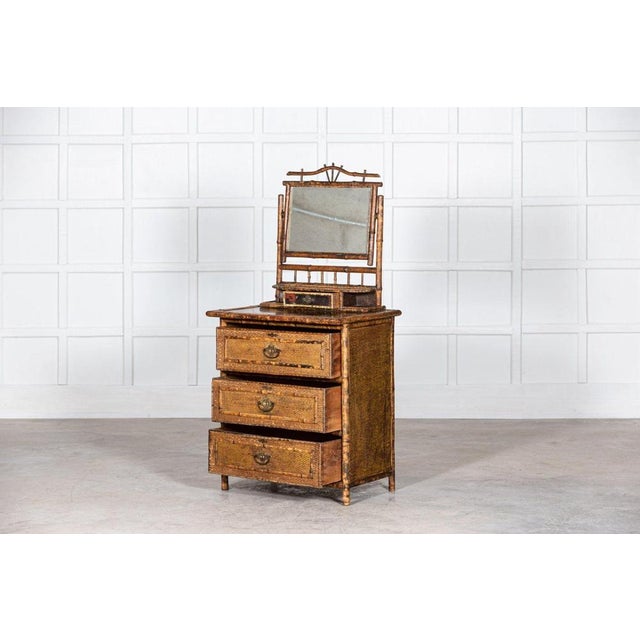 English Bamboo Dressing Table, 1870s For Sale - Image 3 of 18