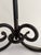 Metal Vintage Wrought Iron Scrollwork Table Lamp For Sale - Image 7 of 12