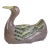 19th Century Chinese Export Style Hand Painted Porcelain Bird Covered Dish For Sale