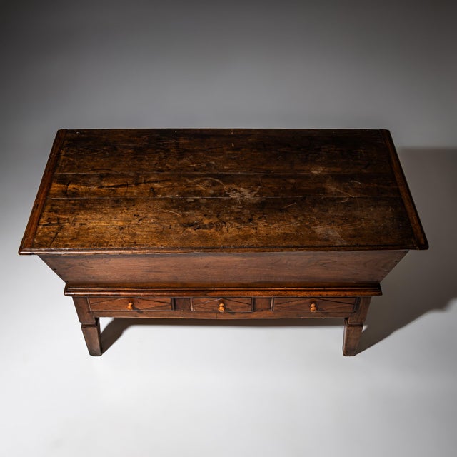 Antique French Bakers Dough Chest, 1800s For Sale - Image 5 of 9