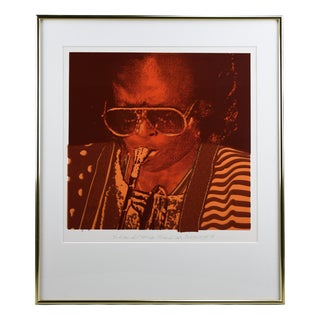 Nick Oudshoorn, Miles Davis Kind of Orange, Screen Print, 1996 For Sale